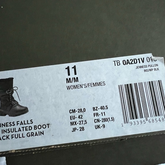 Timberland Woman's Jenness Falls Waterproof Insulated Snow Boots Black Size: 11 - Picture 9 of 9